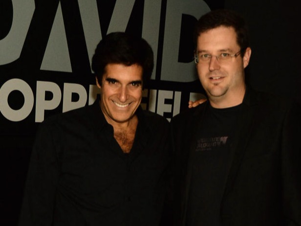 Alexander May with David Copperfied