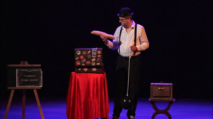 Alexander May performing at the South African Magic Championship