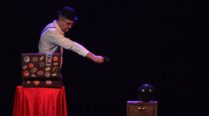 Alexander May performing at the South African Magic Championship